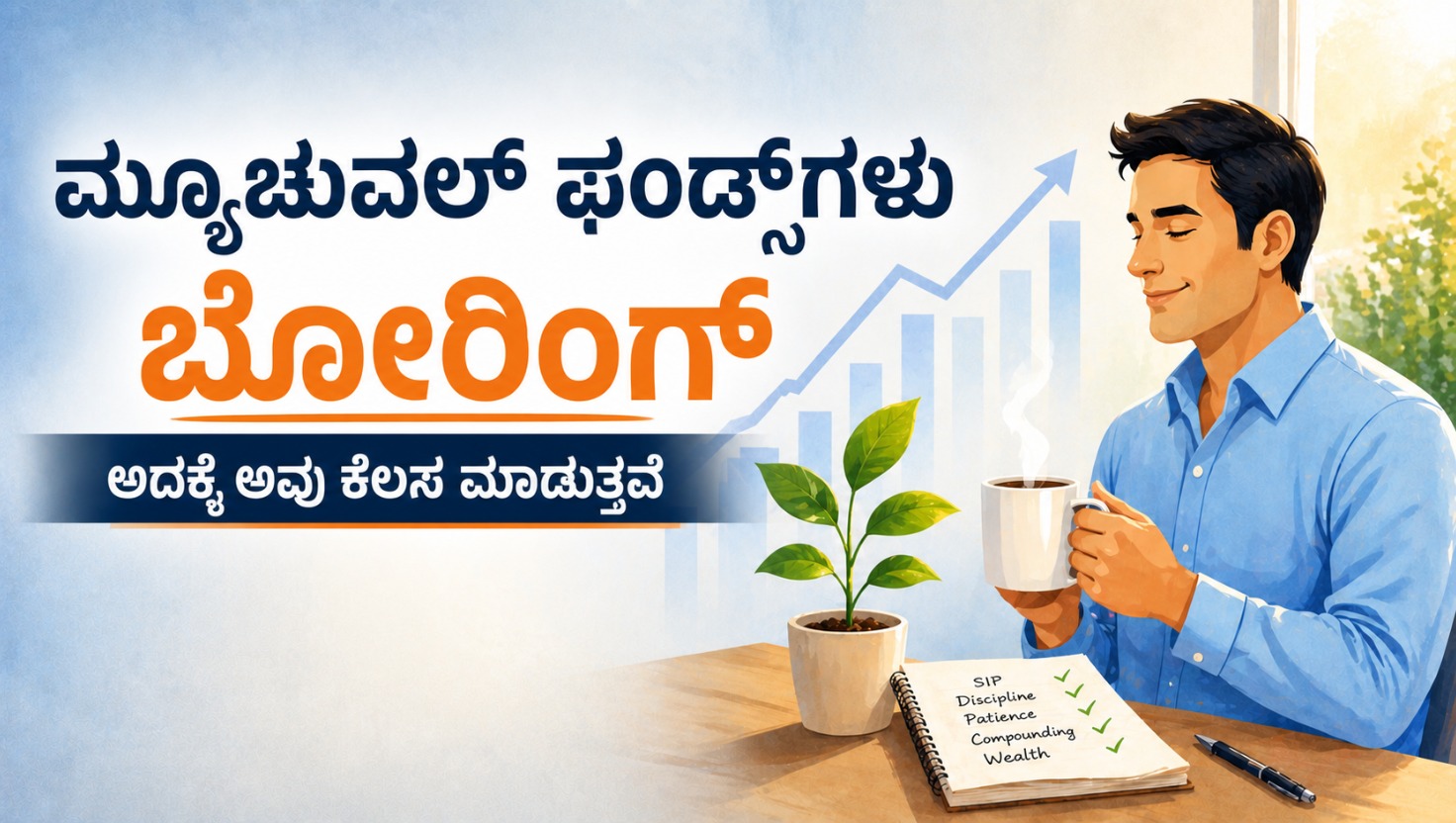 ಮ್ಯೂಚುವಲ್ ಫಂಡ್‌ಗಳು ಬೋರಿಂಗ್… ಅದಕ್ಕೇ ಅವು ಕೆಲಸ ಮಾಡುತ್ತವೆ